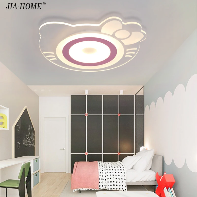 

Children room ceiling mount light remote control or switch with hellokitty Acrylic boby lights in ceiling
