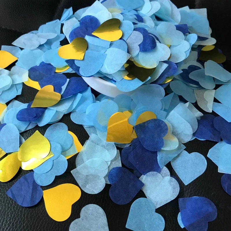 

2.5cm 15g/Set Small Love Baby Shower Paper Confetti Birthday Party Wedding Table Decoration Pinata Balloon Fillers PY34