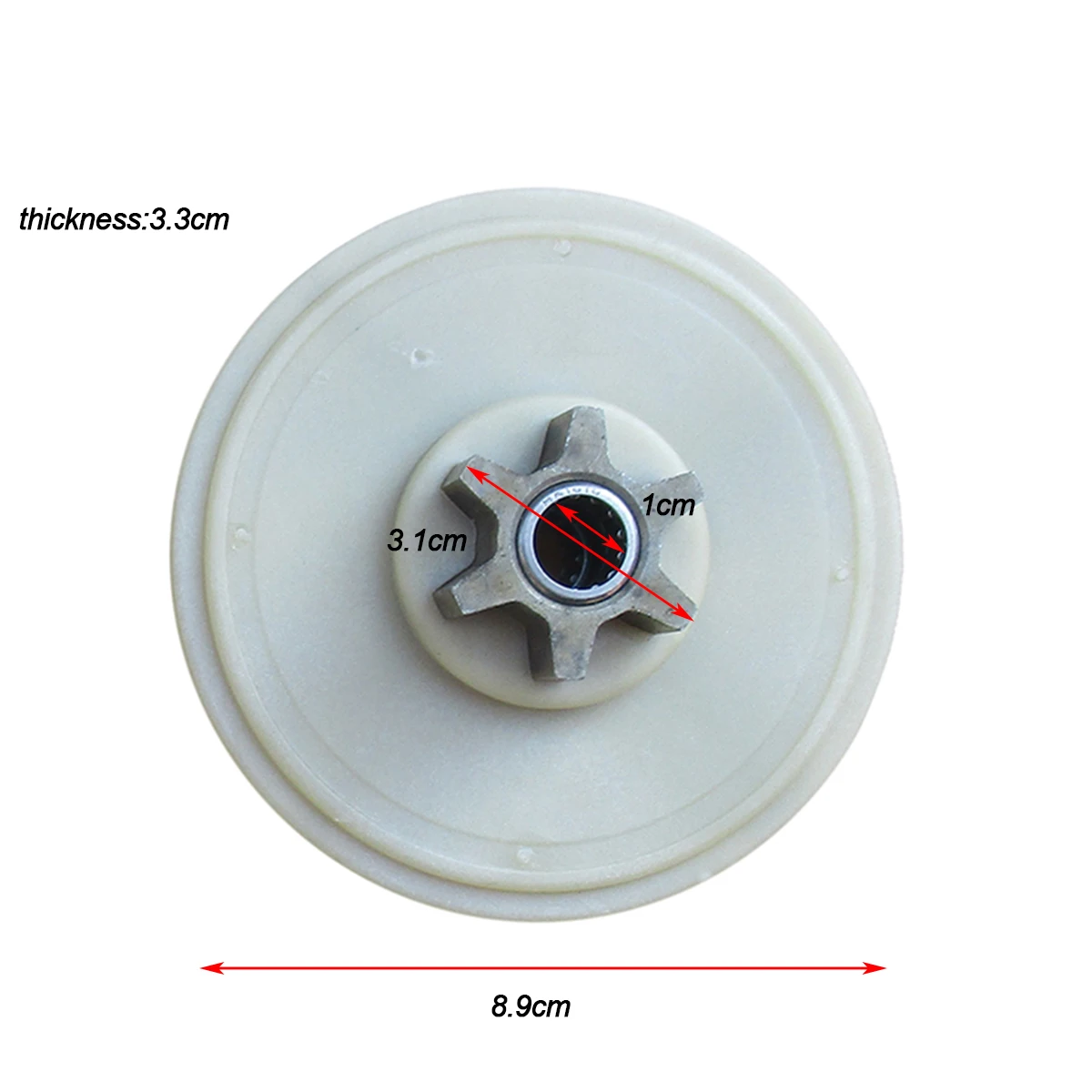 Electric Chainsaw Polesaw Sprocket Gear for Remington/MTD 107713-01 717-04749 Chainsaw Replacement Parts