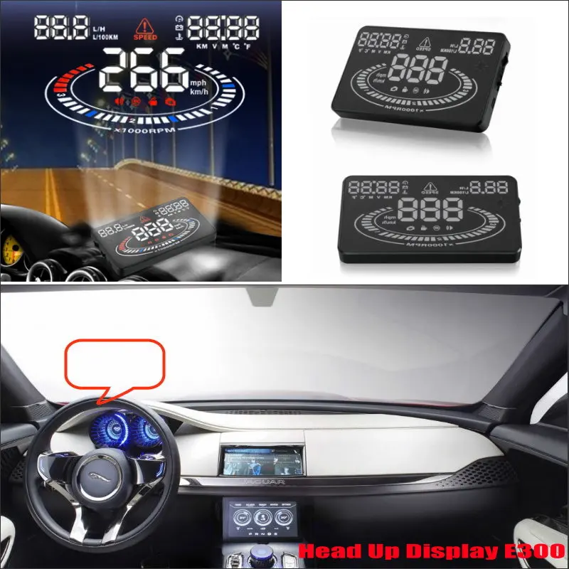 

Car OBD HUD Head Up Display For Jaguar XF/XE/XJ 2009-2019 AUTO Windshield Driving Screen Projector Reflecting Windshield