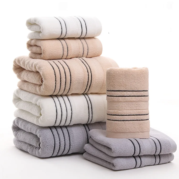 

luxury 100% cotton bath towel set brand serviette adulte embroidery large beach towels 70*140cm*1pc face towel 34*74cm*2pcs