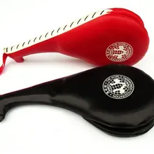 2 шт. Детские Взрослые тхэквондо двойные подушечки для ударов Target Tae Kwon Do карате кикбоксинг тренировка PU TKD тхэквондо мишень для ног