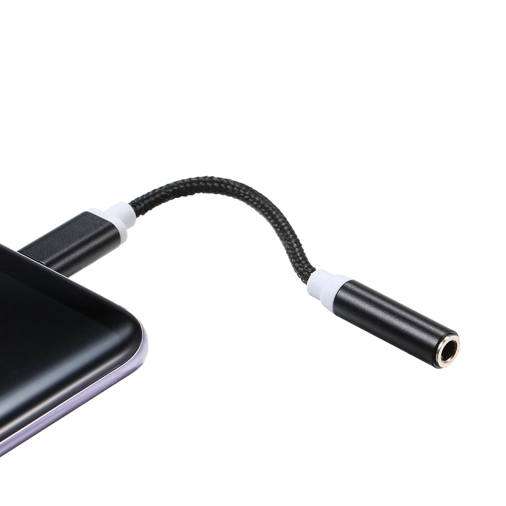 

Type-C to Jack 3.5mm AUX Audio Cable Converter Adapter USB-C Male to 3.5mm Headphones Female Jack for Xiaomi Samsung Huawei
