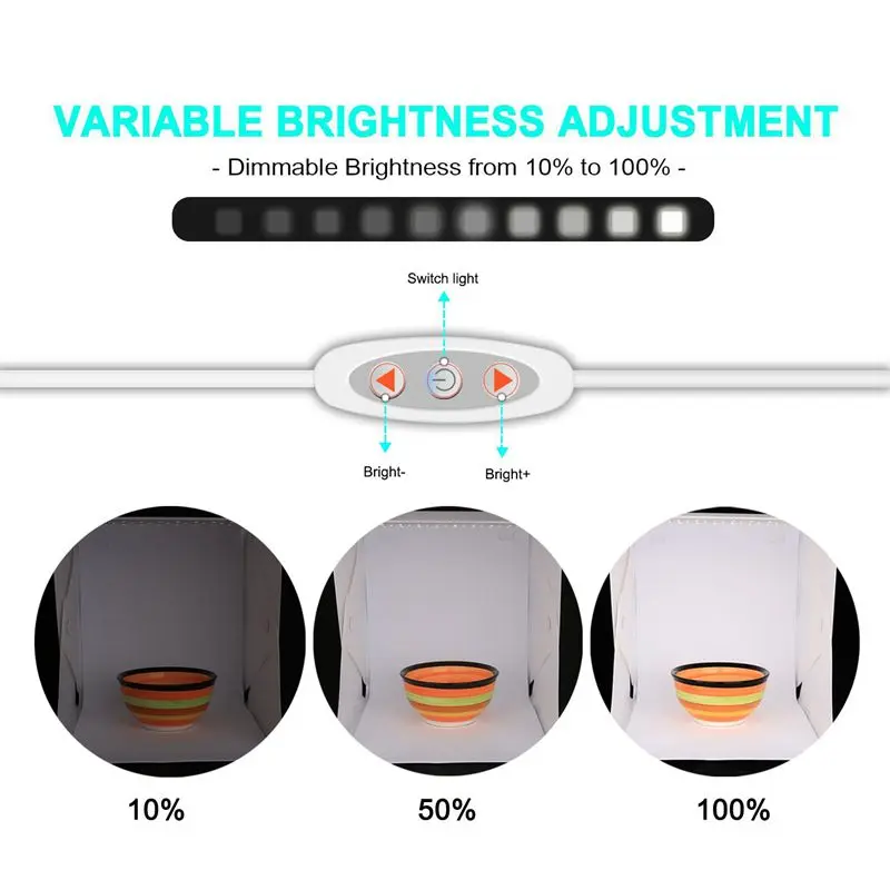 Обновленная версия Портативный фотостудия, мини Портативный и складной фото светильник коробка для студийной фотосъемки охватывающые детали с