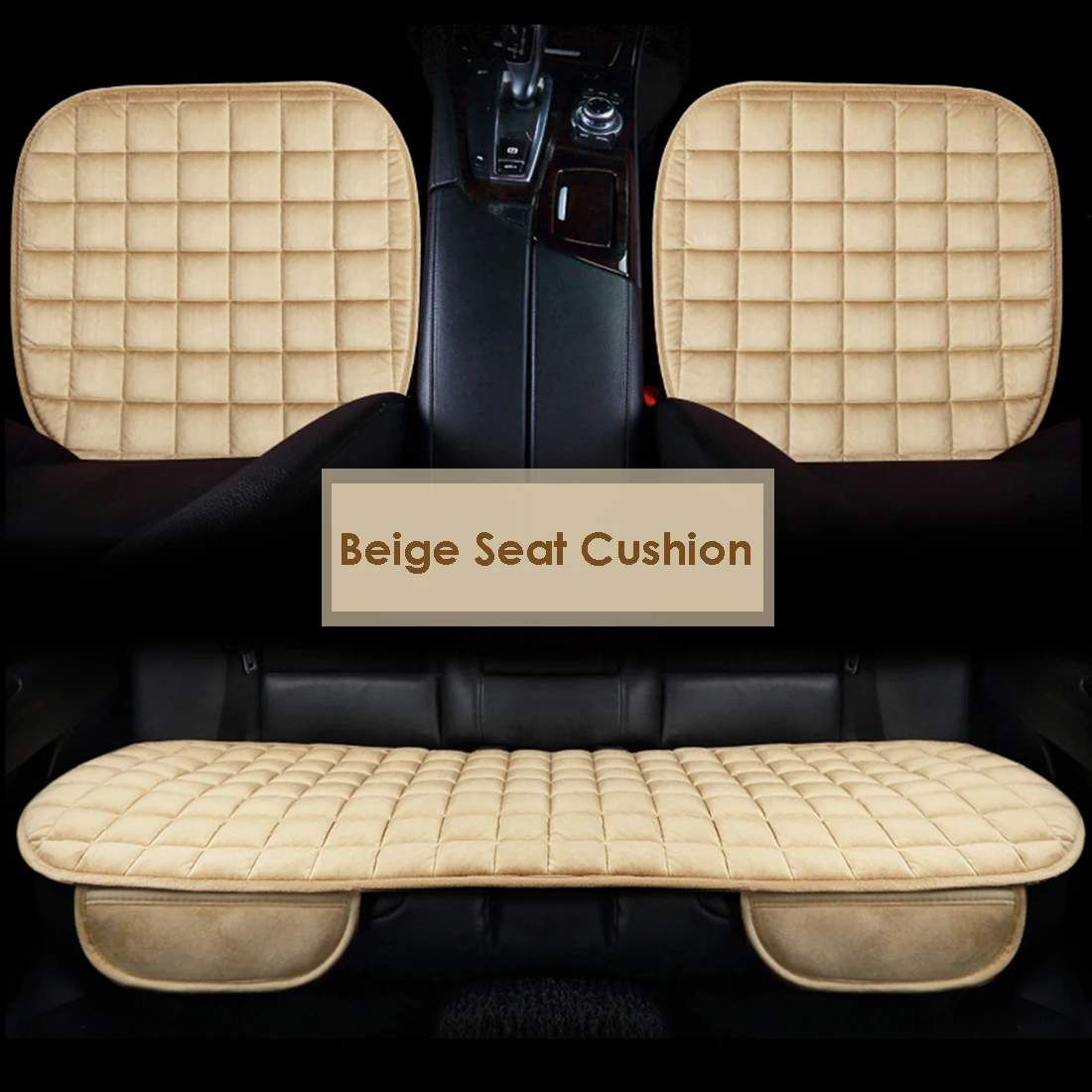 

Dewtreetali Velvet Car Seat Cover Universal Seat Cushion Warm Car Styling Interior Accessories for Renault Hyundai Toyota