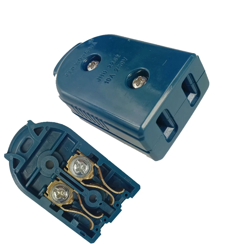 10pcs american female plug adapter two flat female Assembly connection