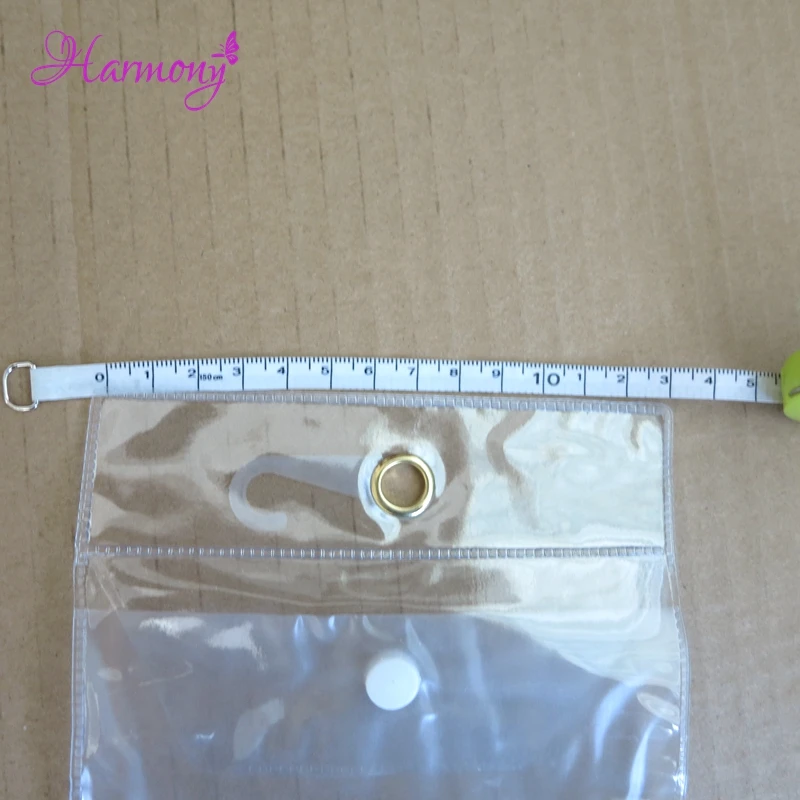50 шт./лот 14 ''-26 дюймов пластиковые пакеты ПВХ для вьющиеся волосы расширение прозрачные упаковочные пакеты с кнопкой