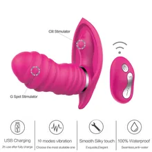 Vaginal Anal Dildo Adult sex toys vibrator silicone for Women Masturbator Heated G-spot with Wireless Remote Control Sex shop H4
