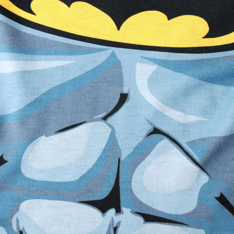 Детская Пижама из хлопка с суперменом весенне-зимний домашний костюм с Бэтменом и длинными рукавами для мальчиков детская одежда для мальчиков комплект из 2 предметов с героями мультфильмов