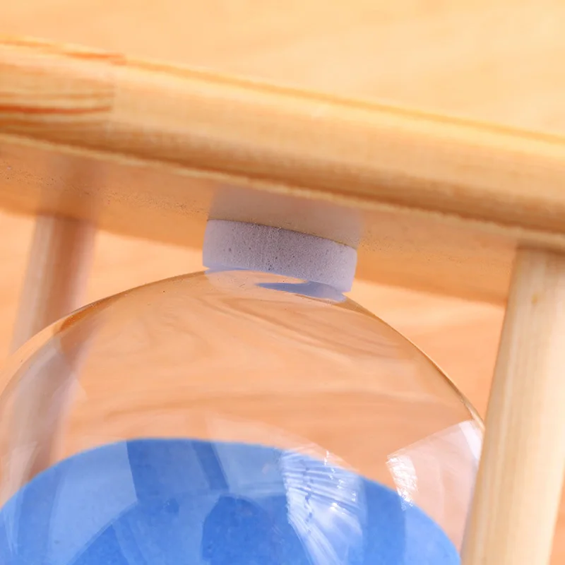 45/60 minutes wooden box colored crystal hourglass, solid wooden timer Valentine's Day gift, craft decoration 45/60 minutes wooden box colored crystal hourglass, solid wooden timer Valentine's Day gift, craft decoration