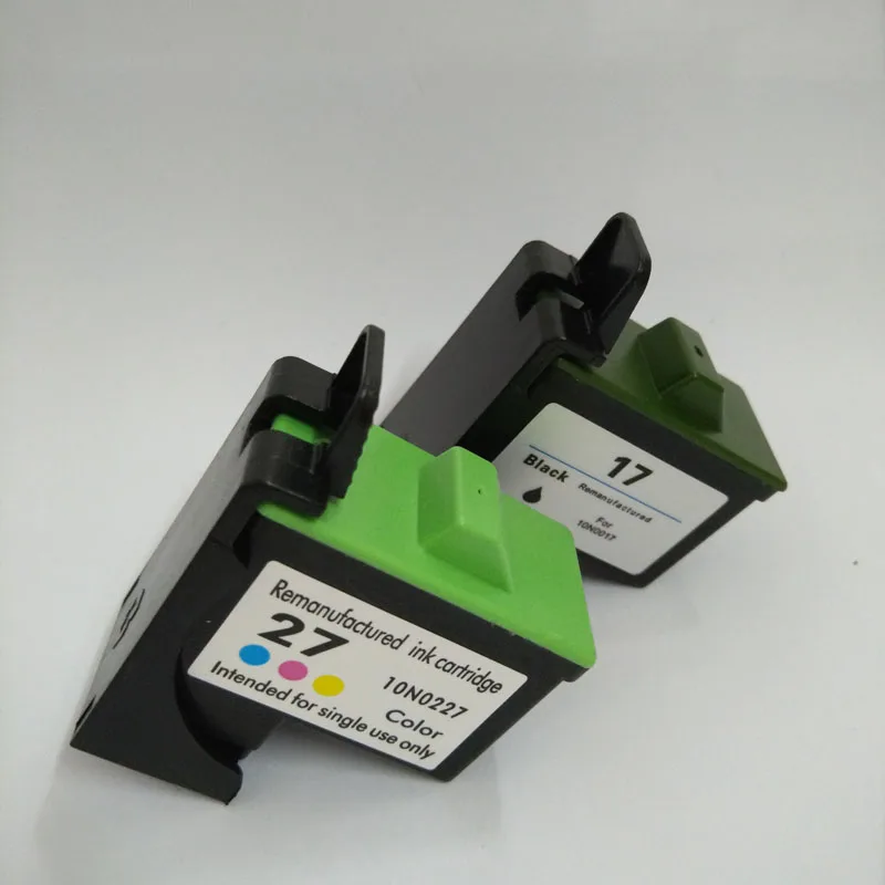 2 XCombo Pack Ink Cartridge for Lexmark 17 27 Z25 Z33 Z35 Z515 Z601 Z605 Z611 4