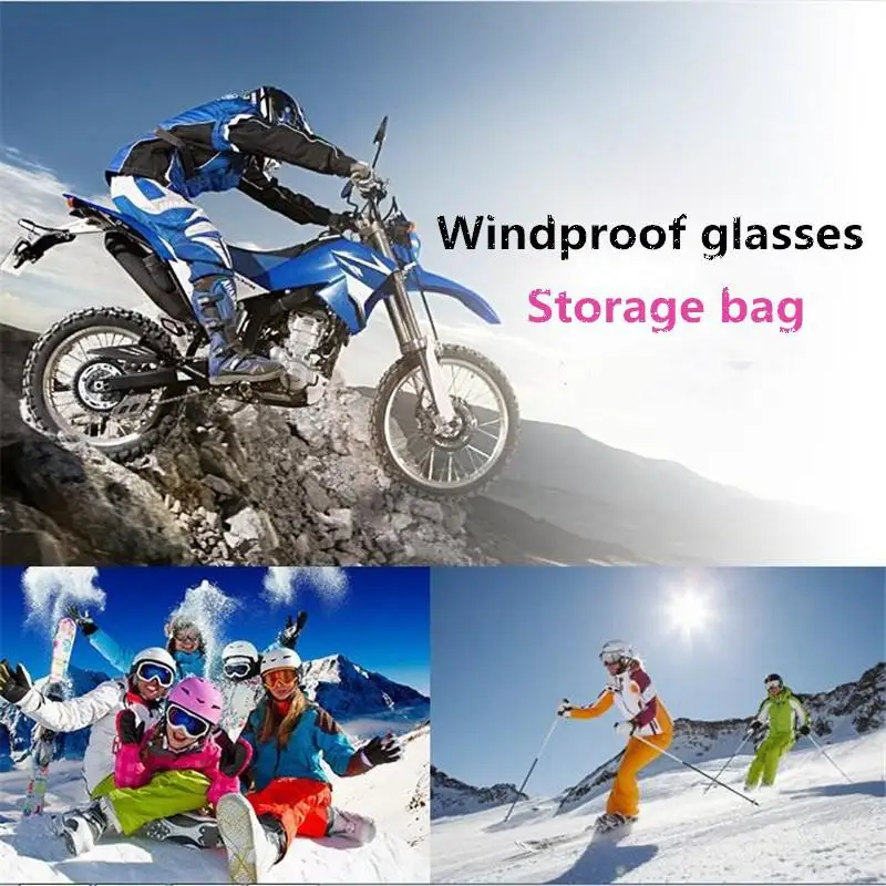 Защитный чехол для лыжных очков, большие очки для лыжного спорта, Противоударная водонепроницаемая сумка для сноуборда, лыжного оборудования