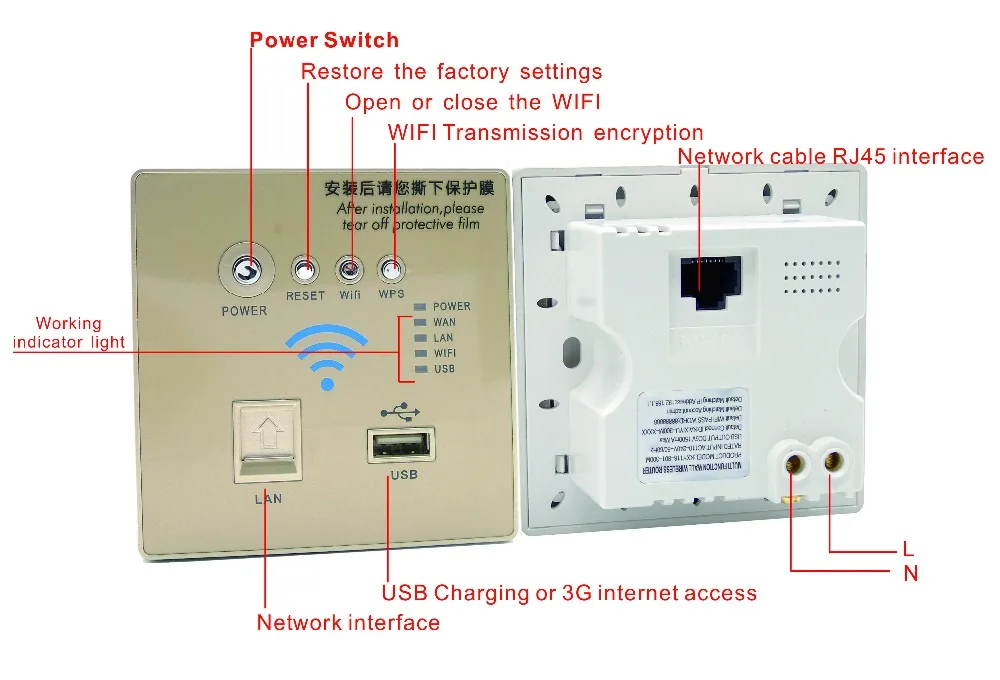 300 м для беременных модели стены встроенные Беспроводной AP беспроводной WiFi повторитель с различными сигнала