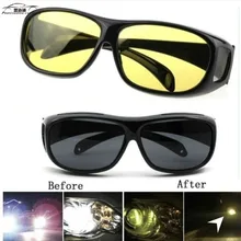 Унисекс HD желтые поляризованные линзы с защитой от ультрафиолета, очки ночного видения для женщин и мужчин, очки для вождения, аксессуары для автомобиля