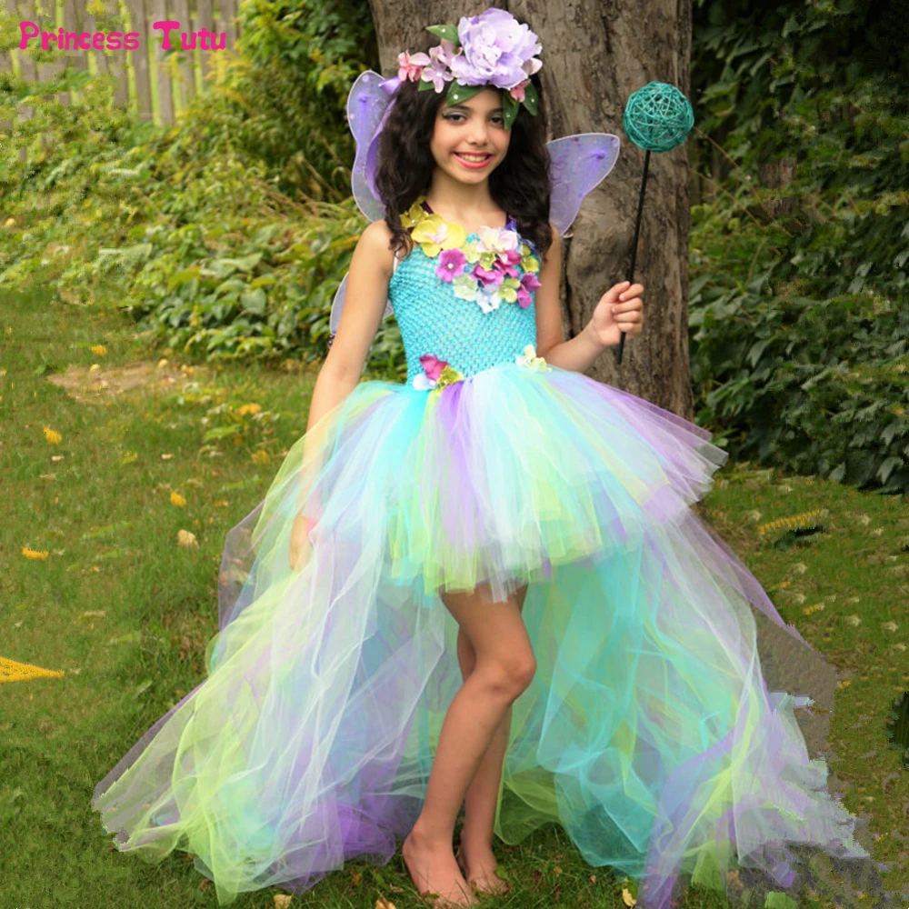 Girls Lollipop Candy Tutu Dress Rainbow Girl Birthday Party Tulle Dress ...