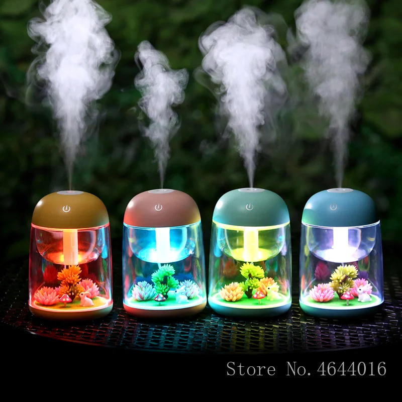 

New Ultrasonic Air Humidifier USB Humidificador with Aroma Lamp Home Appliances Aroma Essential Oil Diffusers Mist Maker Fogger