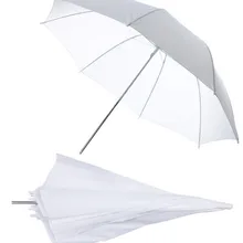 33 дюйма 83 см легкий студийный фотовспышка полупрозрачный мягкий люминесцентный зонтик белый нейлоновый материал алюминиевый вал