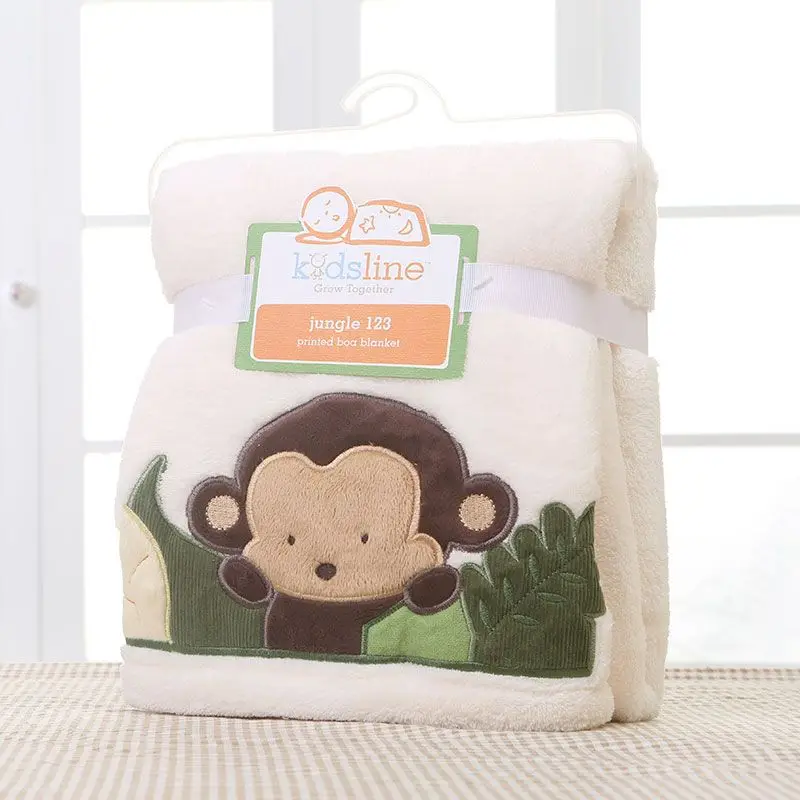 Brand Designer Super soft 100 coral fleece baby blankets newborn