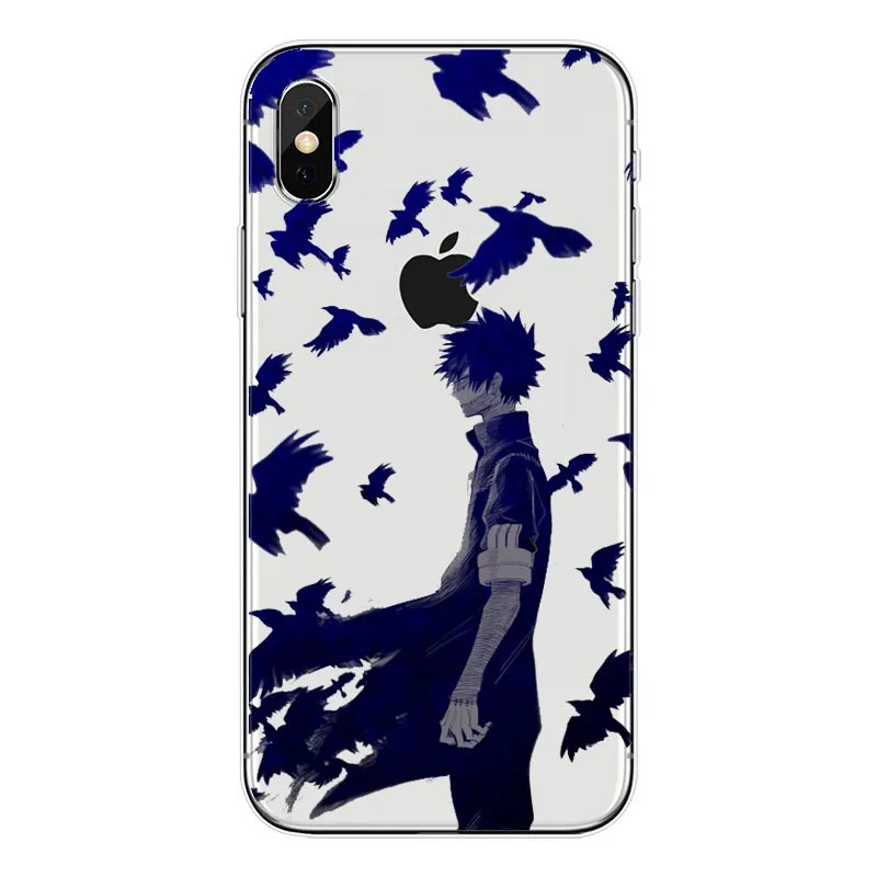 O meu Heroi Academy аниме Coque Telefone Da Tampa Do чехол для корпуса Para O iPhone Da Apple XS MAX XR X 8 Plus 7 alem de 5 6 Coque - Цвет: TPU