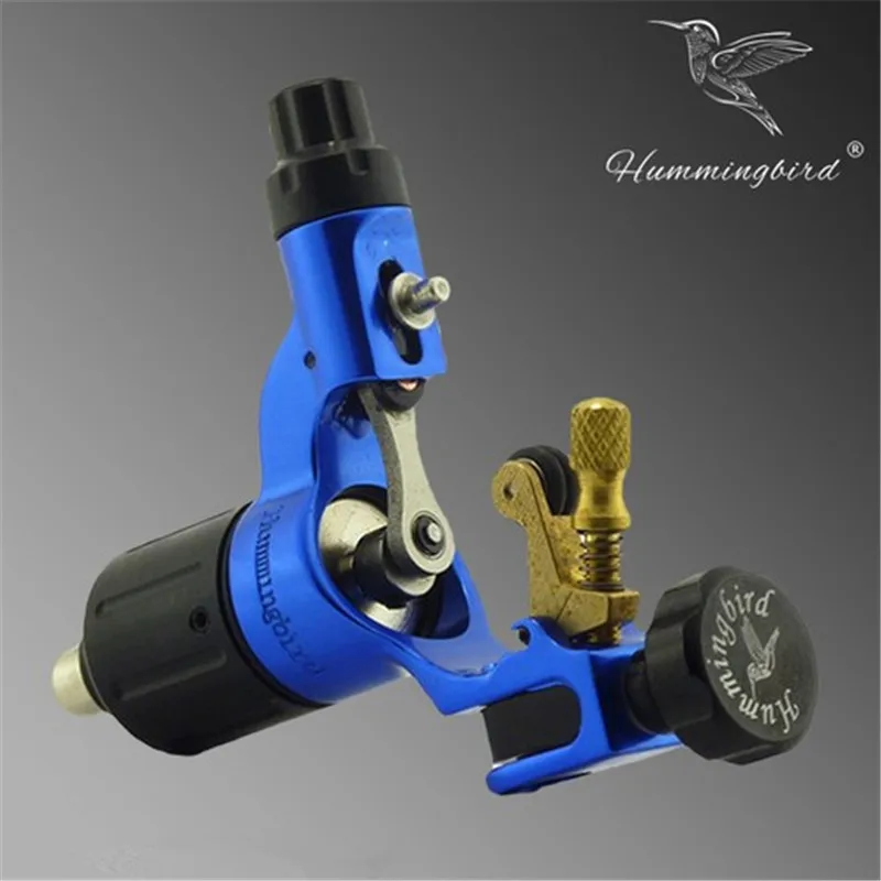 

Hummingbird Gen 2 Rotary Tattoo Machine Gun Swiss Motor Free RCA Jack Clip Cord Supply - Blue V2