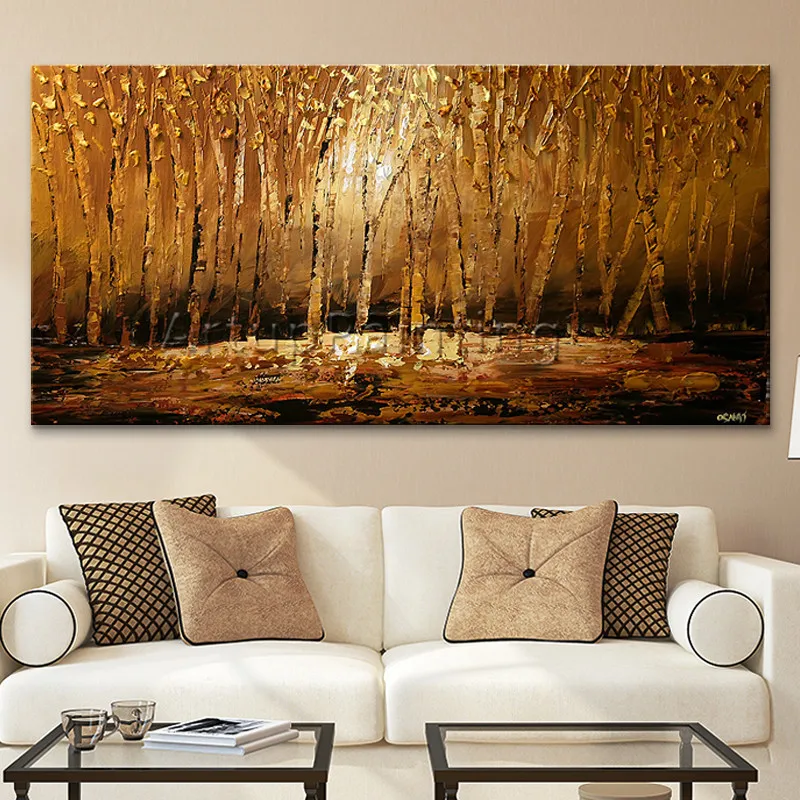 Hand painted Canvas Oil painting Wall Pictures for Living room wall