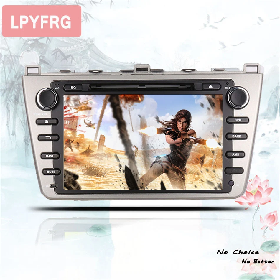 Sale 8" 4G RAM Android 9.0 octa cora Car DVD Multimedia Player For Mazda 6 mazda6 RUIYI 2008-2012 GPS Radio Stereo BT WIFI headunit 3