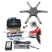 F11798-C QQ SUPER Multi-rotor Flight Control DIY FPV Multi-rotor Drone Alien Across Carbon Fiber RC Quadrocopter TXRX Motor ESC