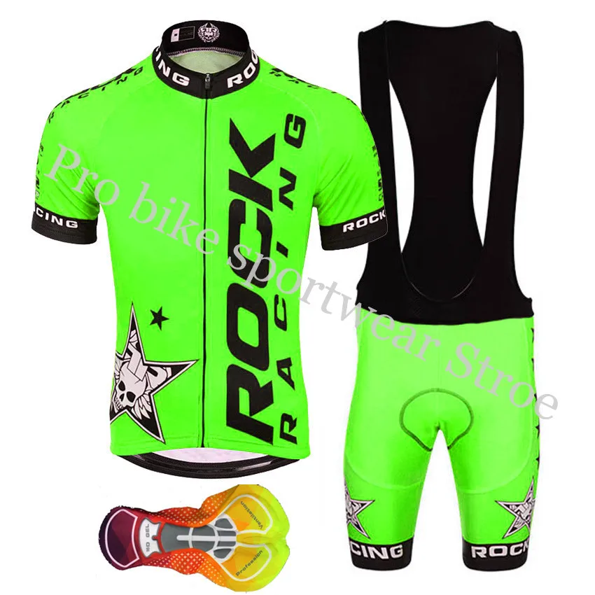 Рок Гонки классический Vélo Для мужчин; короткий рукав рубашка велосипедов MTB дорожный велосипед спортивный дышащий детский нагрудник Шорты Ropa Ciclismo - Цвет: Cycling jersey set 9