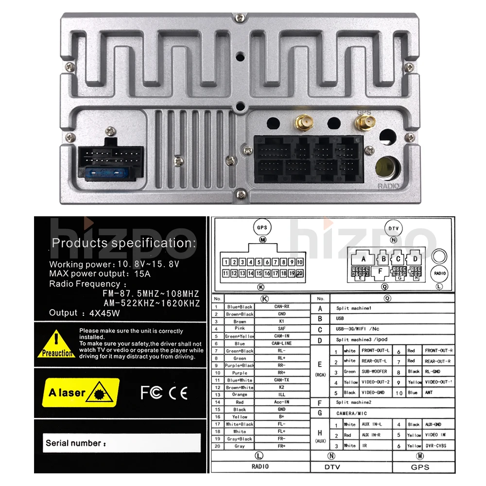 4G Android 9,0 2 DIN автомобильный DVD gps для Toyota Terios Старый Corolla Camry Prado RAV4 Универсальный радио wifi емкостный 800*480 RDS DAB