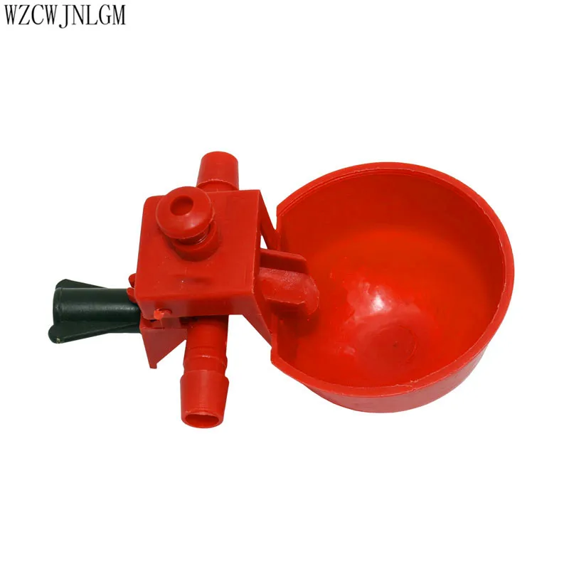 

Automatic bird cage feed poultry drinking cup plastic chicken drinking cup hanging chicken farm poultry supplies 50pcs