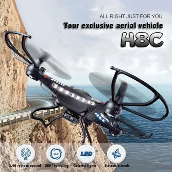 

New JJRC H8C 2.4G 4CH 6-Axis Gyro Quadcopter Aircraft Helicopter Explorers Drone Gift Toy New Sell Hotting