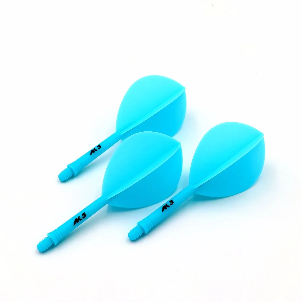 10 pcs professional dart flights and shafts dart accessory integrated dart shaft CUESOUL Integrated Dart Shaft and Flights Pear-Teardrop Shape,21mm