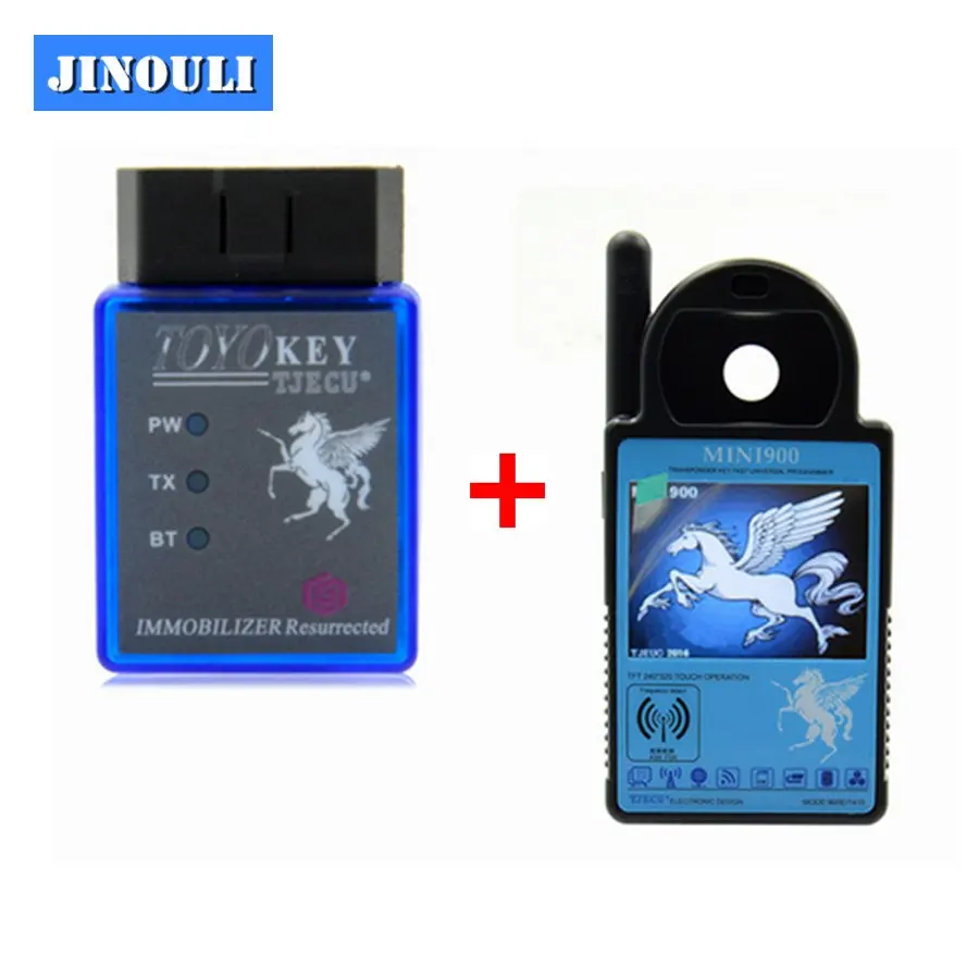 

Mini ND900 Transponder Key Programmer Plus Toyo Key OBD II Key Pro Support 4C 4D 46 G H Chips for toyota smart key programmer