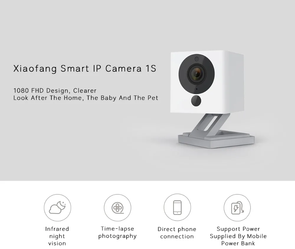 Xiaomi Mijia Smart IP камера 1S HD 1080P ночное видение Двусторонняя аудио умная веб-камера беспроводная Wi-Fi камера для домашней безопасности ребенка питомца