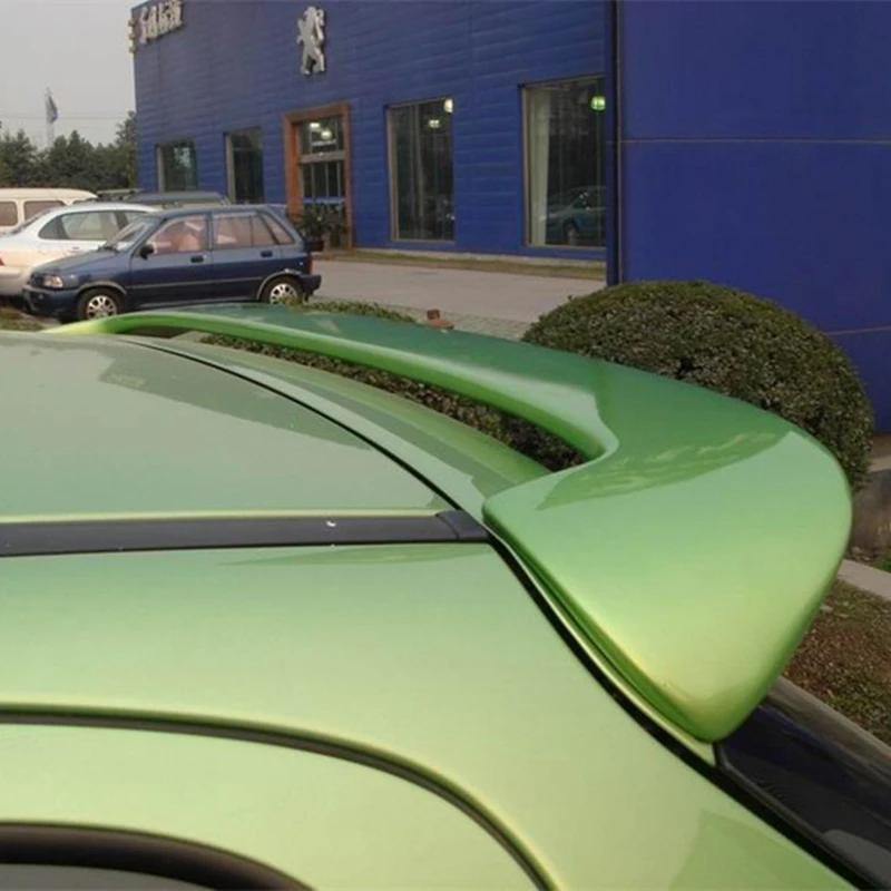 Автомобильный Стайлинг ABS пластик Неокрашенный праймер задний багажник Багажник крыло крыша спойлер для peugeot 206 207 спойлер 2008-2013