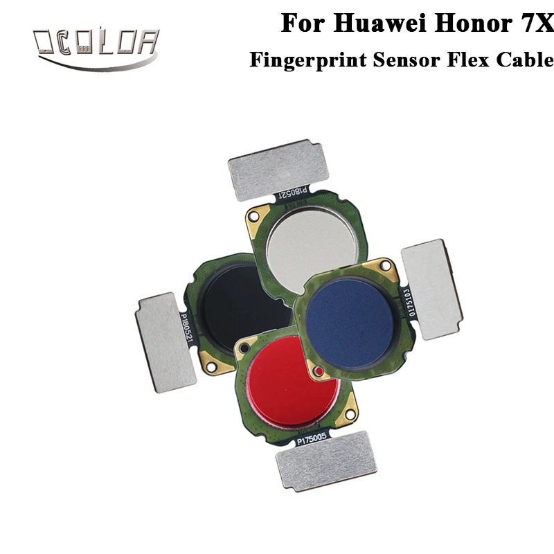 Ocolor для huawei Honor 7X датчик отпечатков пальцев гибкий кабель восстановление починка