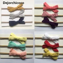 

Dejorchicoco Cute Handmade Hair Accessories Kids Girls Cotton Headbands With Nylon Head Bands Cute Bow Girls Head Wear Elastic