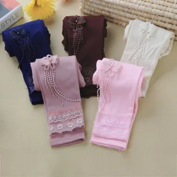 

Kids Toddler Girls Cute Ballet Culottes Dance Lace Butterfly Leggings Stretch Slim Pencil Pants Trousers 2-7Y