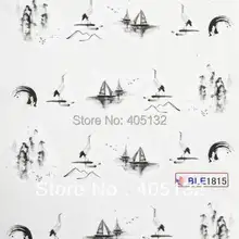 20 листов/много смешанных ble1808-1818 серии Симпатичные передача воды Стикеры ногтей Стикеры