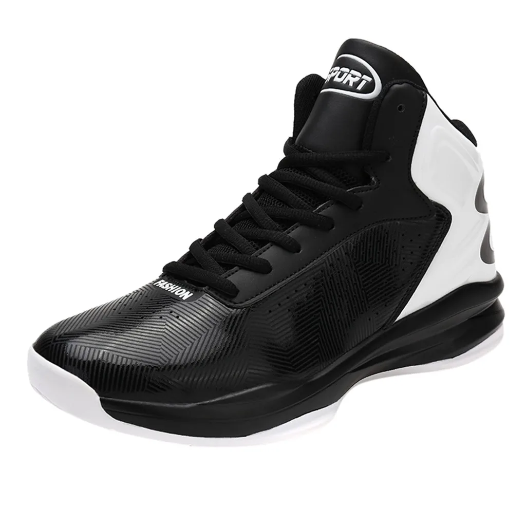 Man High-top Jordan Basketball Shoes Men's Cushioning Light Basketball Sneakers Anti-skid Breathable Outdoor Sports Shoes#g4