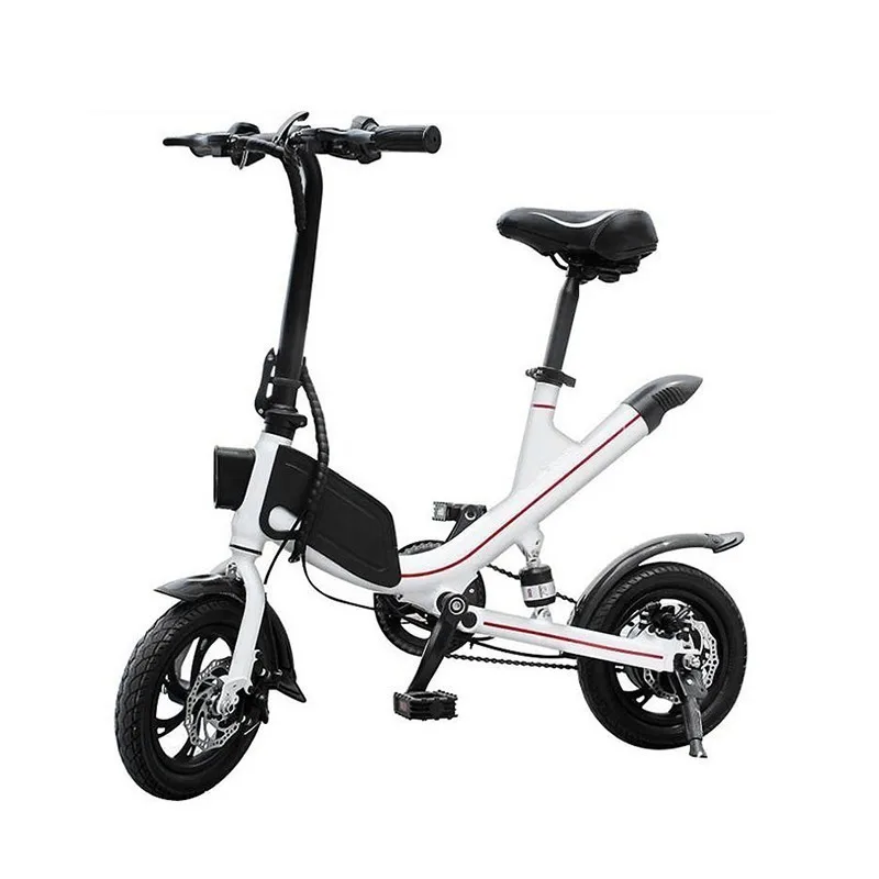 

LOVELION 12/14 Inch Adult Portable electric folding Mini foldable cheap Bicycle bike Black 350W Battery Vehicle scooter bikes