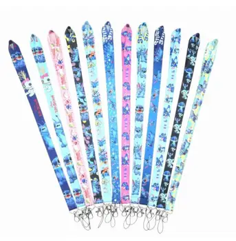 

10pcs/20pcs/30pcs/50pcs cartoon stitch mix Neck Straps Lanyards Mobile Phone,ID Card,Key chain gifts