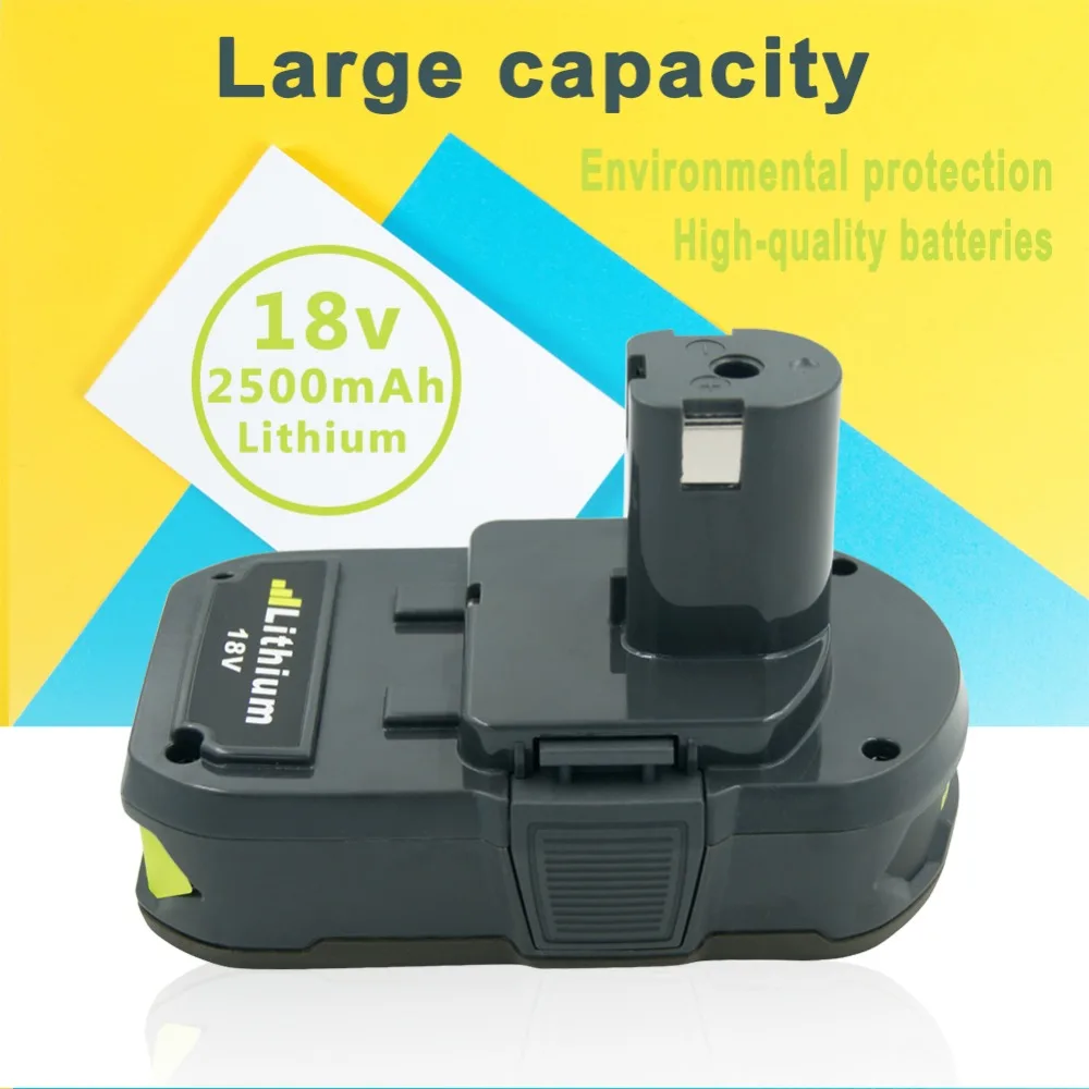 Литий ионная аккумуляторная батарея LERRONX 2 шт. 18 в 5 Ач замена для