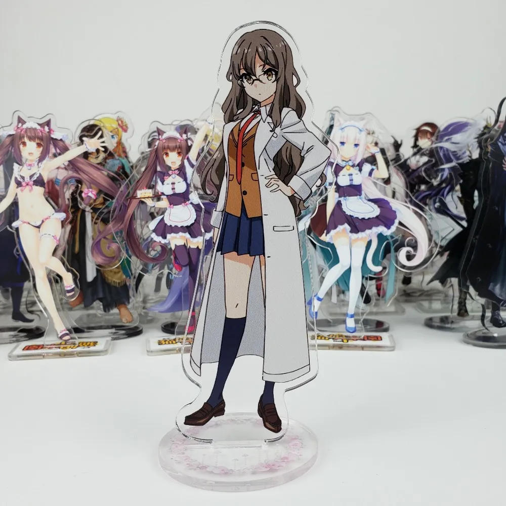  Anime Rascal Does Not Dream of Bunny Girl Senpai Sakurajima Mai Cosplay Double Side Acrylic Stand F
