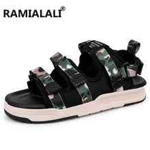 Мужские кроссовки с дышащими сетчатыми вставками, Новые Летние босоножки; Zapatos; мужские сандалии на открытом воздухе пляжные шлепанцы на плоской подошве мужские тапочки Воздухопроницаемый Кроссовки Zapatillas высокое качество