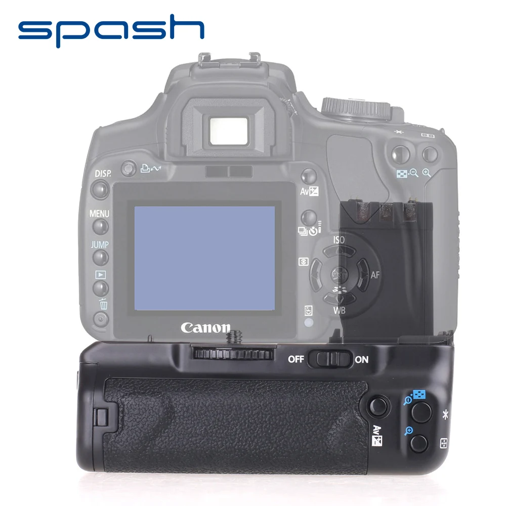 Вертикальный батарейный блок spash для камеры Canon EOS 400D 350D Rebel XT Xti DSLR|vertical battery grip|battery