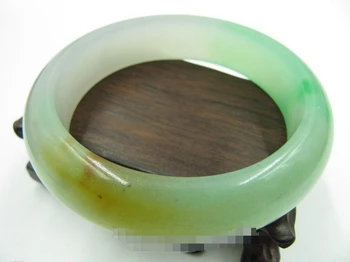 

free shipping 02025 FINE JEWELRY Chinese Charming Green (Jadeite) Bangle / Bracelet