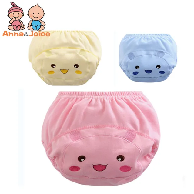 30pcs/lot Free Shipping  Baby Diapers  100% Cotton Unisex Soft Comfortable Cute Cartoon Pattern Diaper Size 80/90/100