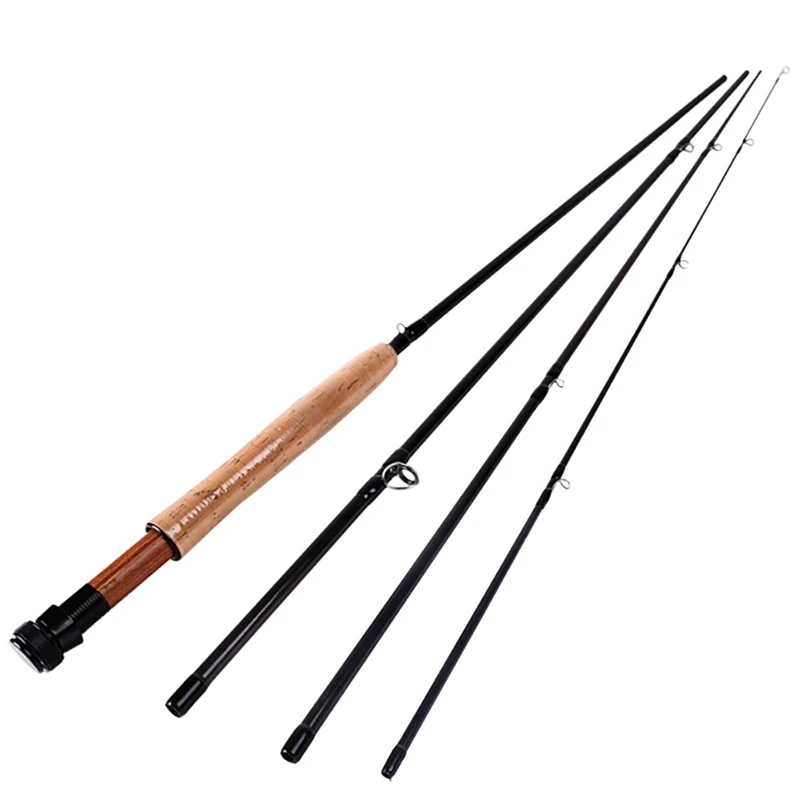 

Promotion! 2.7M  5/6# Brand Hard Fly Fishing Rod  118g Carbon Fly Fishing Pole Ceramic Ring Carretilha Pesca Carbon Fishing rod