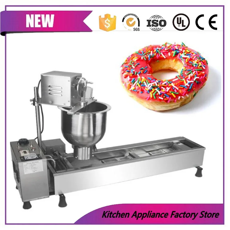 Electric 304 Stainless steel automatic mini donut frying maker donut making machinesin Waffle